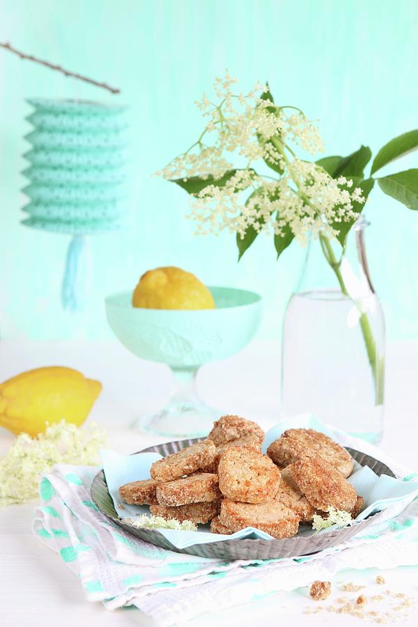 Gluten-free Cookies With Buckwheat Flour And Coconut Blossom Sugar Photograph by Regina Hippel