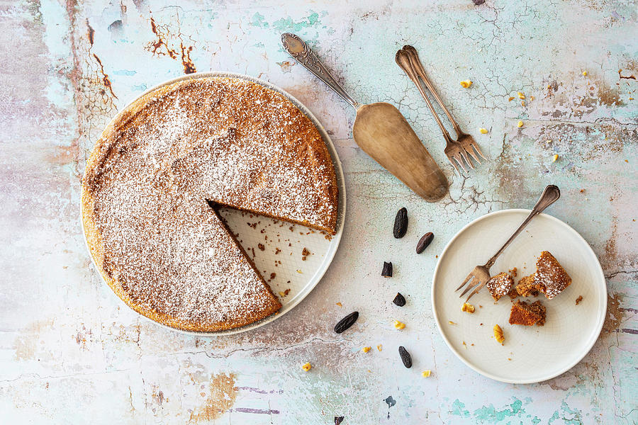 Gluten-free Nut Cake With Tonka Beans Photograph by Jan Wischnewski