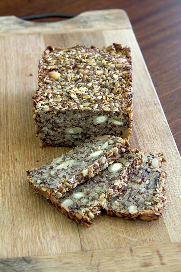Gluten-free Seed And Nut Bread Photograph by Ev Thomas