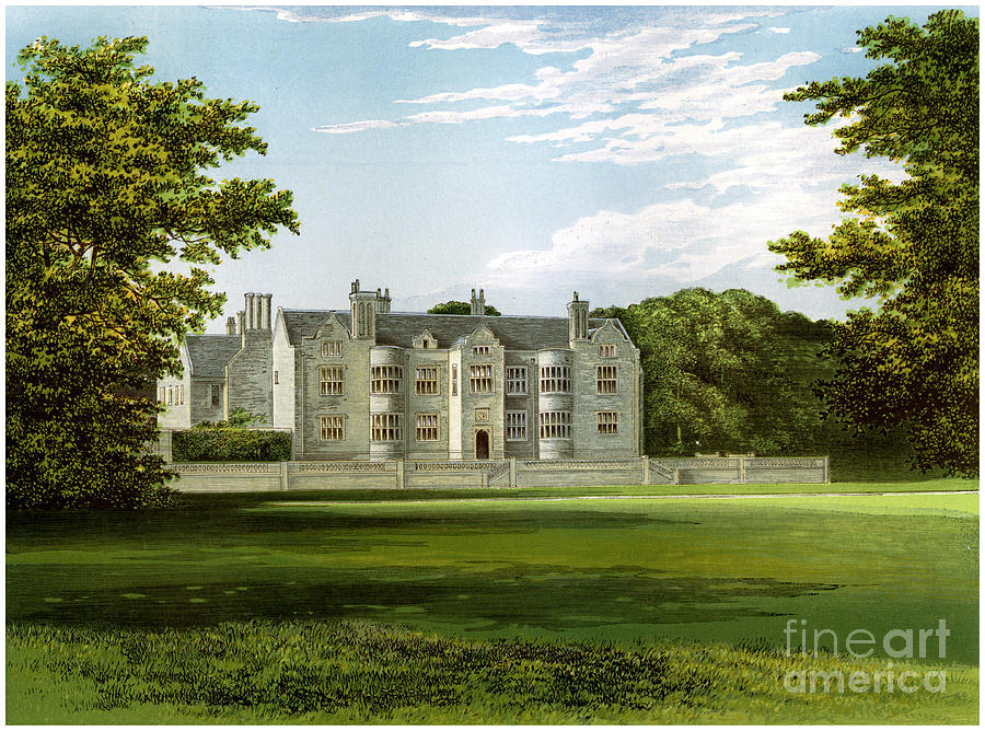 Glynde Place, Sussex, Home Of Viscount Drawing by Print Collector