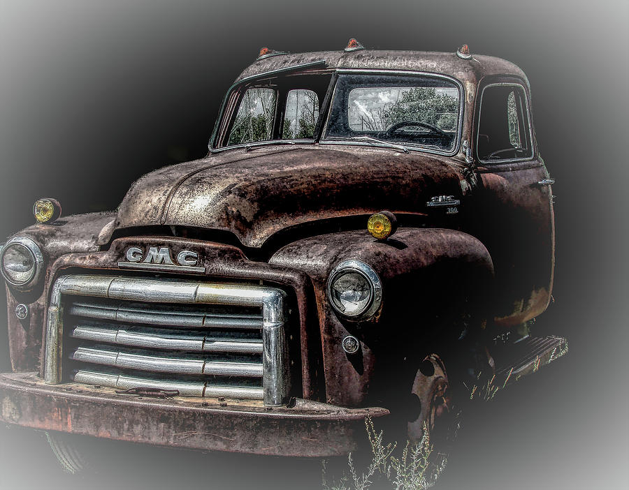 GMC junked truck  Photograph by Cathy Anderson