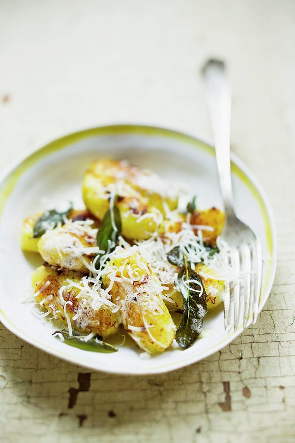 Gnocchi With Sage And Cheese Photograph by Sporrer/skowronek