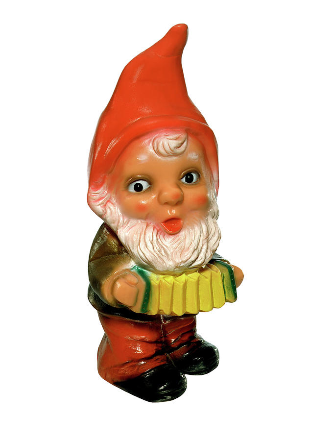 Music Drawing - Gnome Figurine by CSA Images