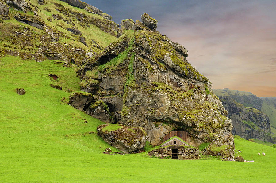 Gnome House Southern Iceland Photograph by Marla Craven