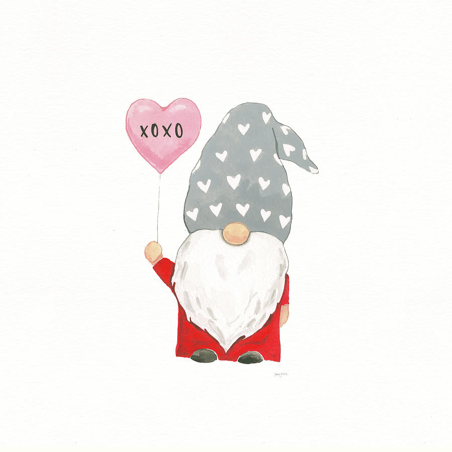 Hat Mixed Media - Gnomes In Love II by Jenaya Jackson