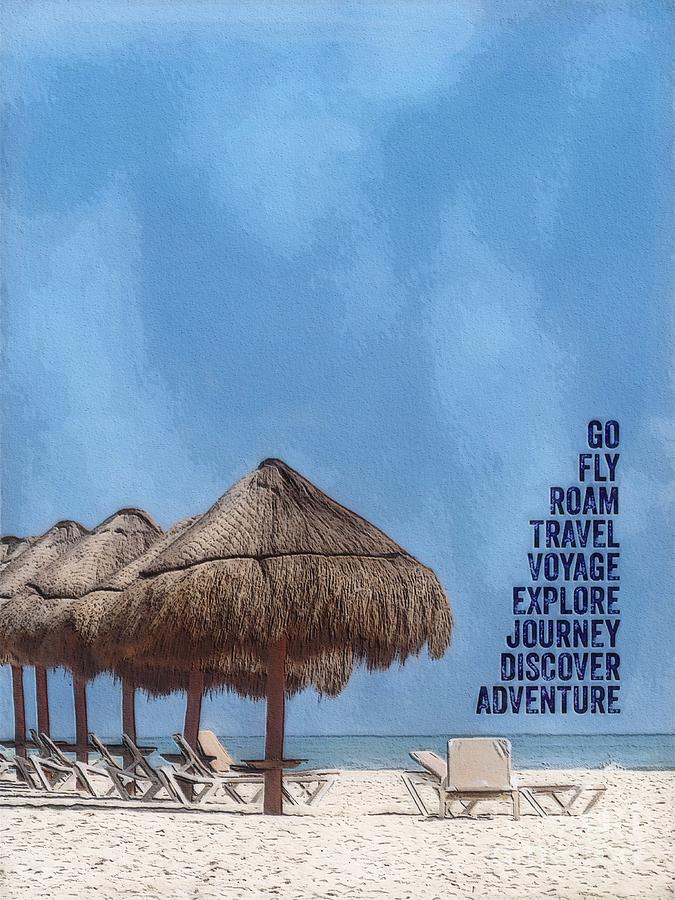 Go Discover Adventure Digital Art by Diana Rajala