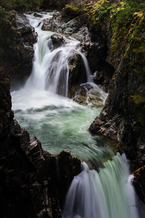 Go With The Flow - Waterfall Art Photograph by Jordan Blackstone