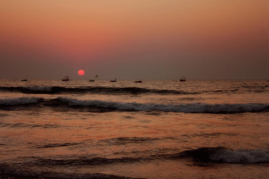 Sunset Photograph - Goan Sunsets 2 by Margarita Buslaeva