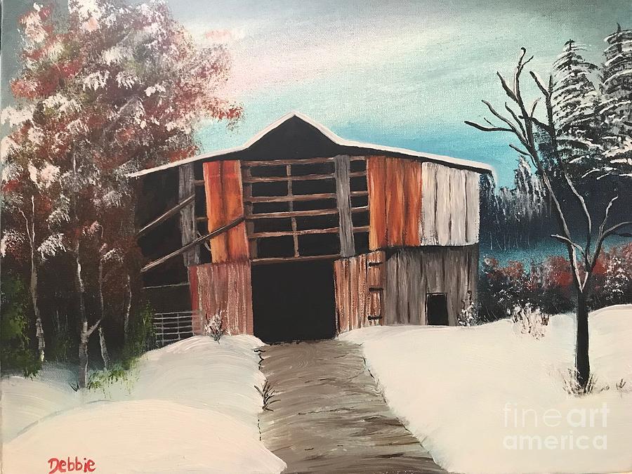 Goat Barn Painting by Deborah Sadler - Fine Art America