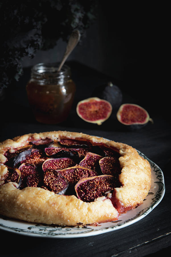 Goat Cheese, Honey And Fig Galette Photograph by Justina Ramanauskiene
