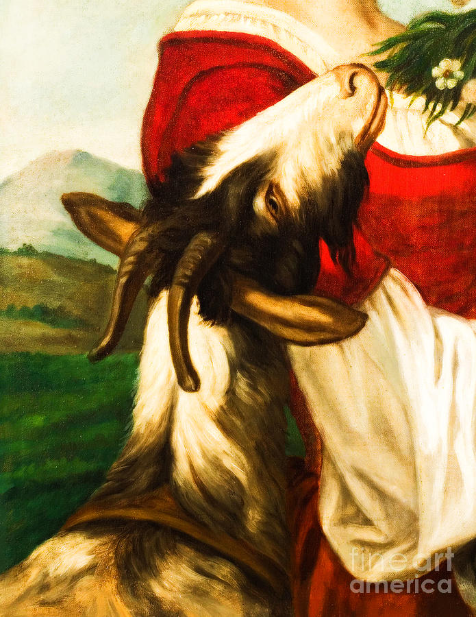 Goat Painting by Peter Ogden