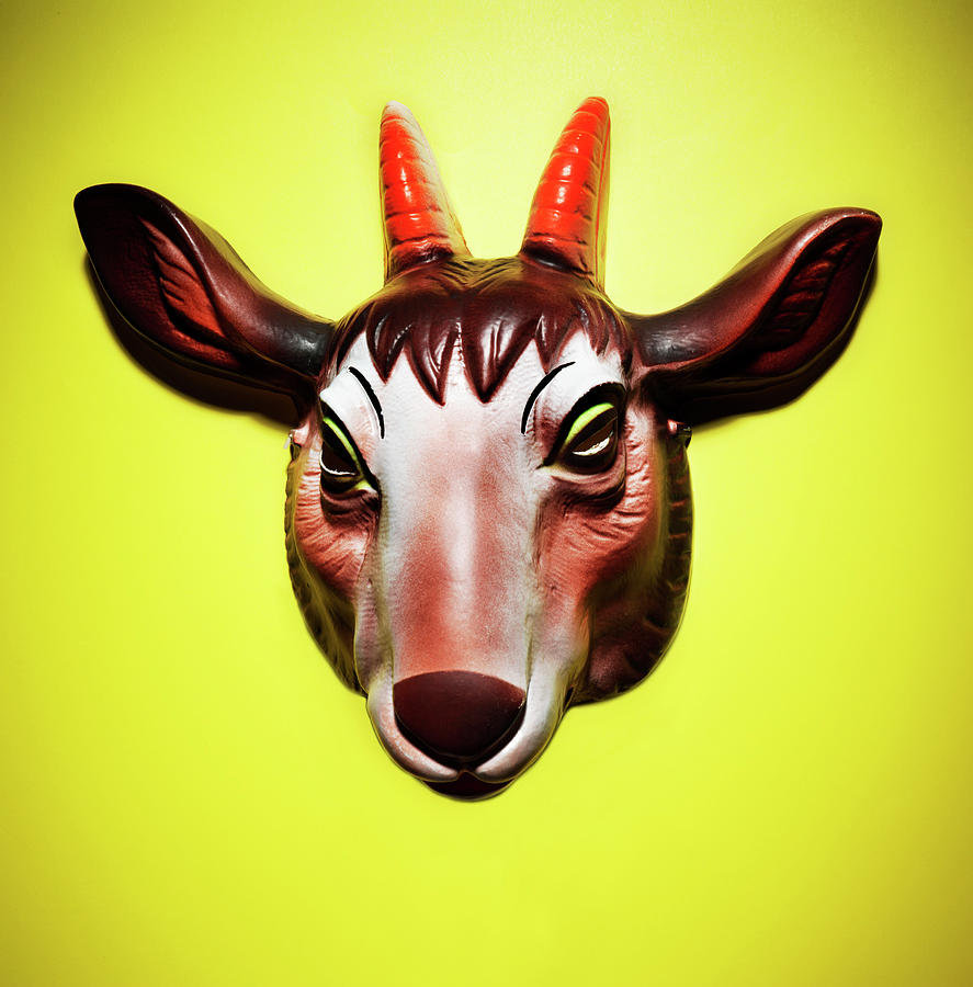 Goat Mask Drawing by CSA Images Pixels