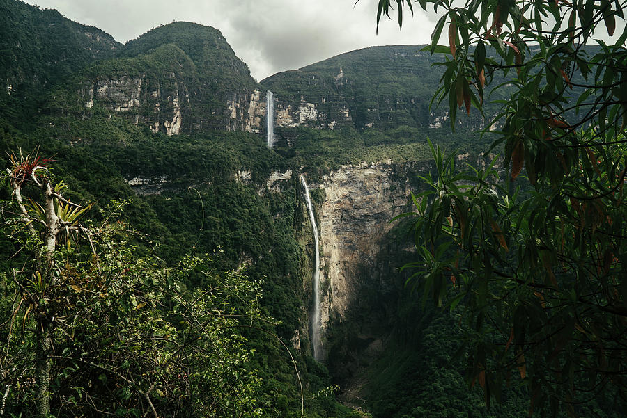 Nature Photograph - Gocta Waterfalls in Peru by Kamran Ali