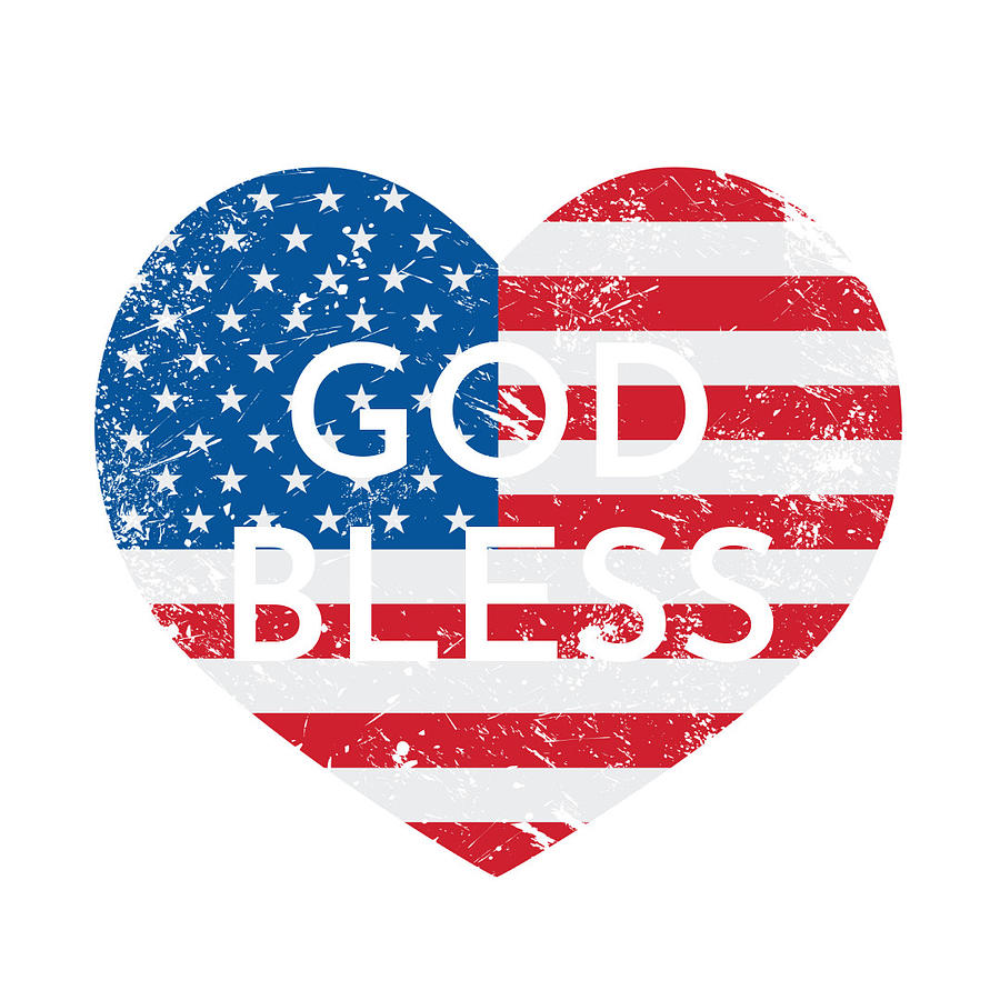 God Bless America Digital Art by Coastal Faith - Pixels