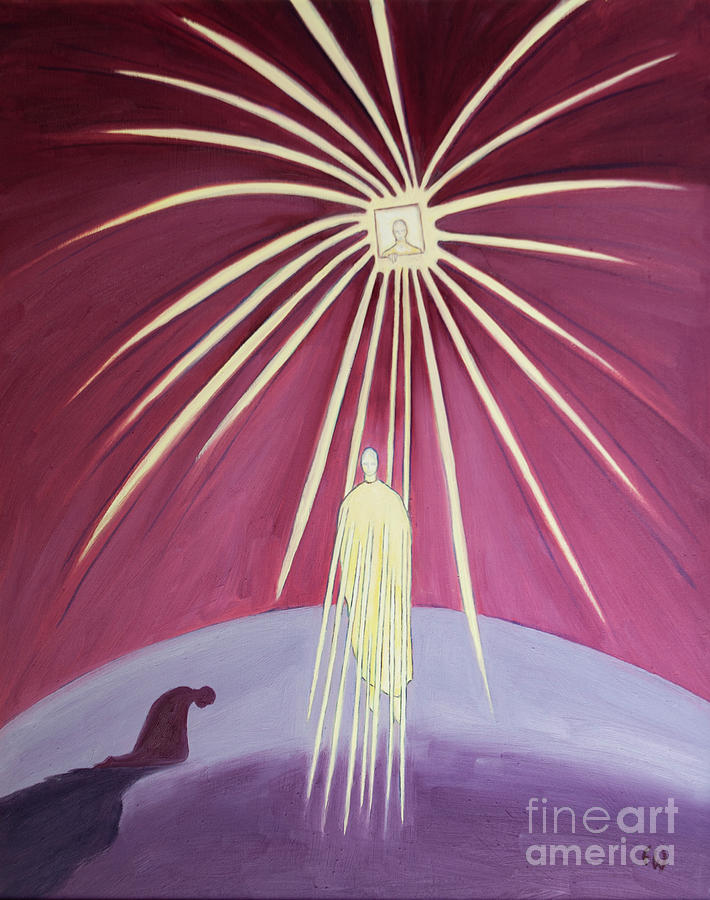 God Our Father Sends Us Christ, Through Whom He Is Revealed Painting by Elizabeth Wang