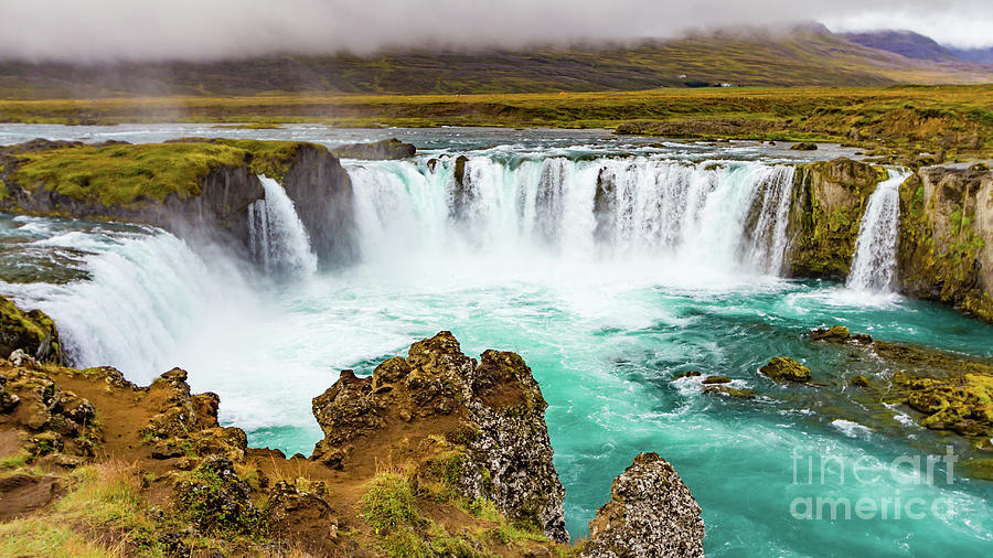 Godafoss waterfall, Iceland Photograph by Lyl Dil Creations