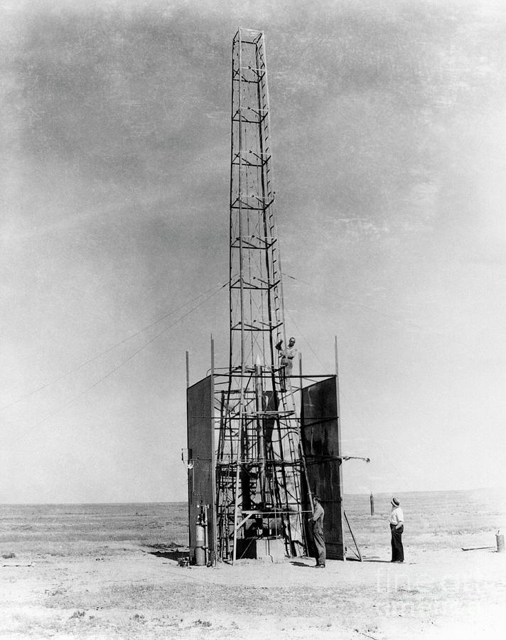 Goddard Rocket Launch Tower Photograph By Nasascience Photo Library