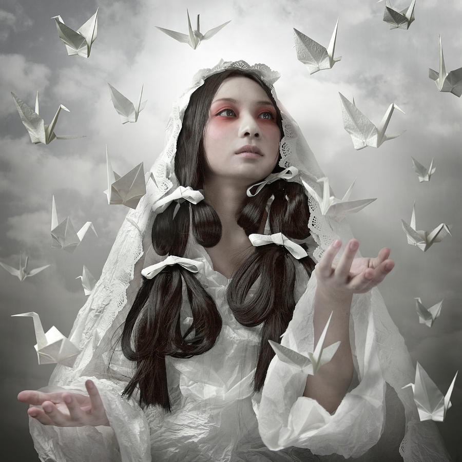 Goddess Of origami Photograph by Kiyo Murakami