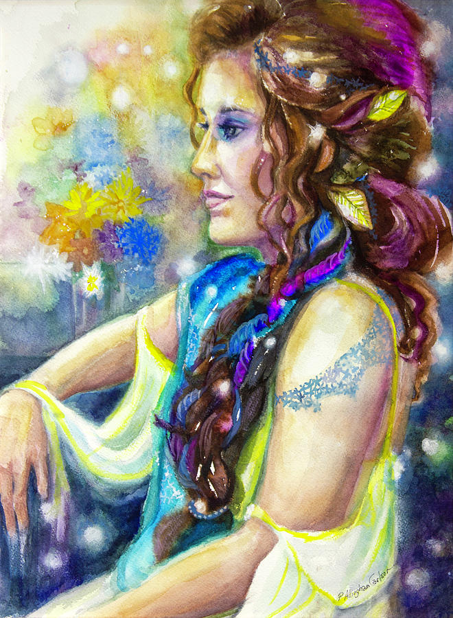 Goddess Painting by Patricia Allingham Carlson