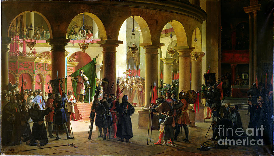 Godfrey Of Bouillon Painting by Francoismarius Fine Art America