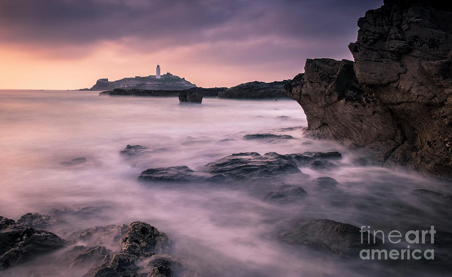 Godrevy Point Lighthouse, Cornwall Photograph by Philip Preston