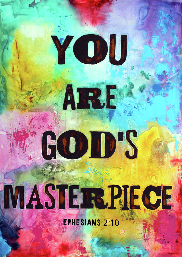 Digital Print You are God's Masterpiece Nursery Print