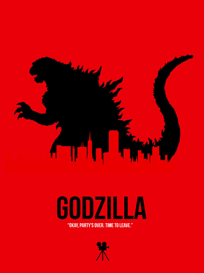 Godzilla Digital Art - Godzilla by Naxart Studio