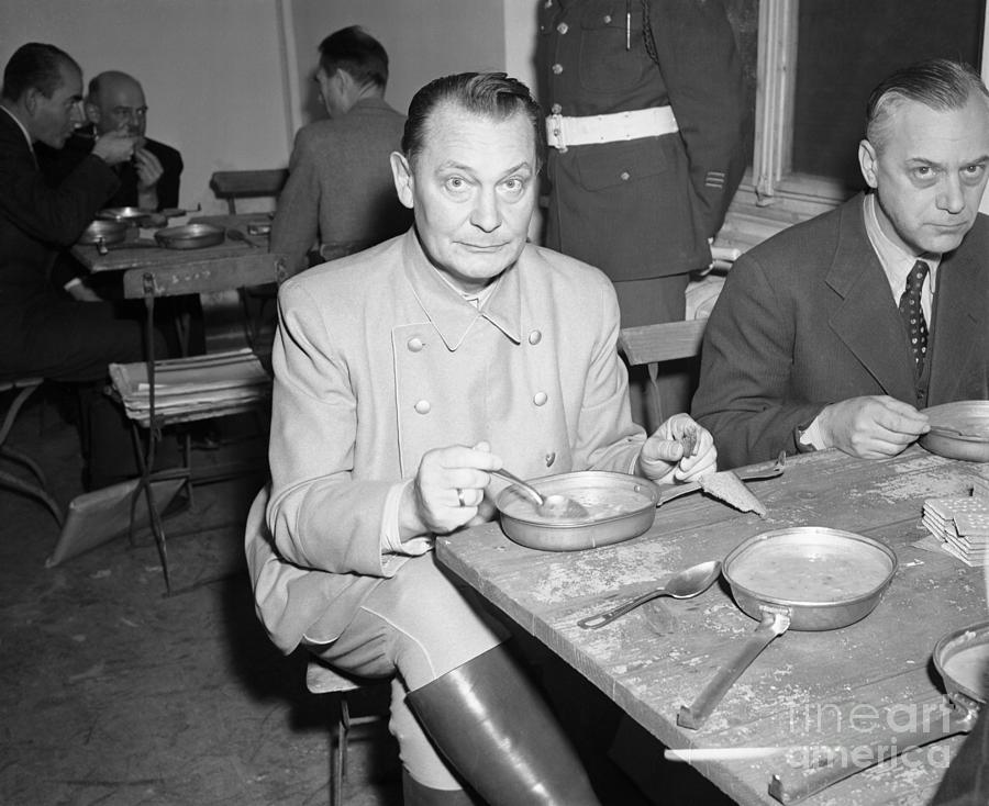 Goering Eating Lunch Photograph by Bettmann