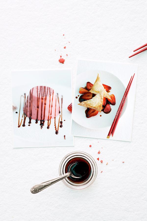 Goes Well Together: Strawberries And Balsamic Vinegar Photograph by Michael Wissing