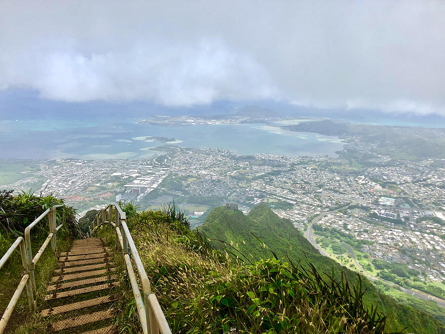 Going Down the Haiku Stairs Photograph by Kaila Proulx