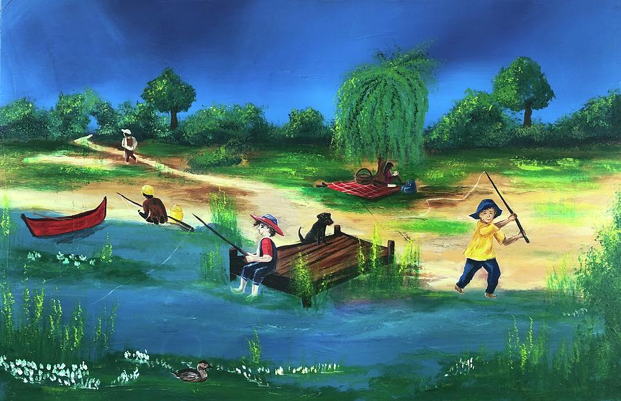 Fishing by Mary Rimmell Fishing by Mary Rimmell