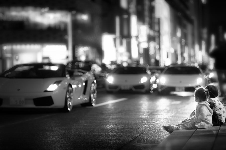 Car Photograph - Going Through The Night by Kenichiro Hagiwara