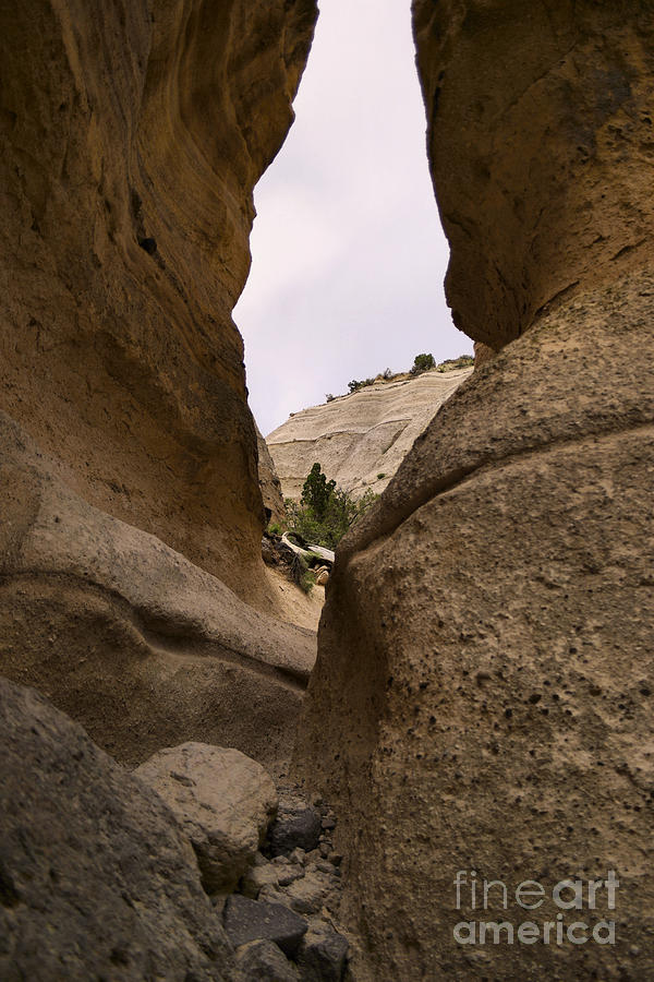 Going through the Tent Rocks Photograph by Jeff Swan