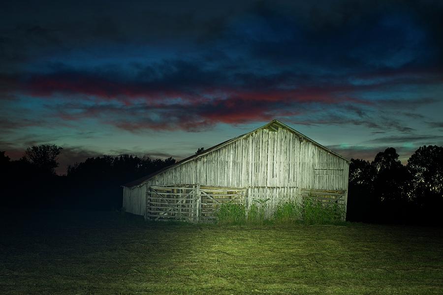 Going to the Barn before Daylight Photograph by Douglas Barnett