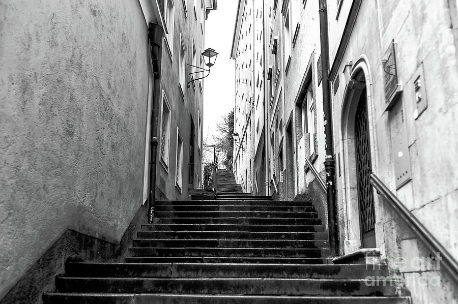 Going Up in Salzburg Austria Photograph by John Rizzuto