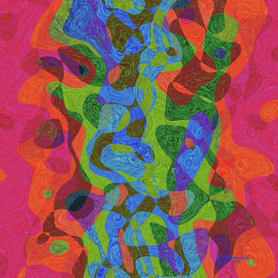 Going With The Flow Digital Art by Diane Parnell Going With The Flow Digital Art by Diane Parnell