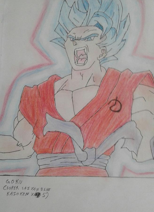 JeeZ Art - Goku Blue
