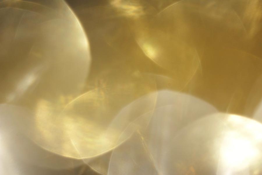 Gold Bokeh Large Luminous Circles Photograph by *adrisbow* (adriana Lopetrone)