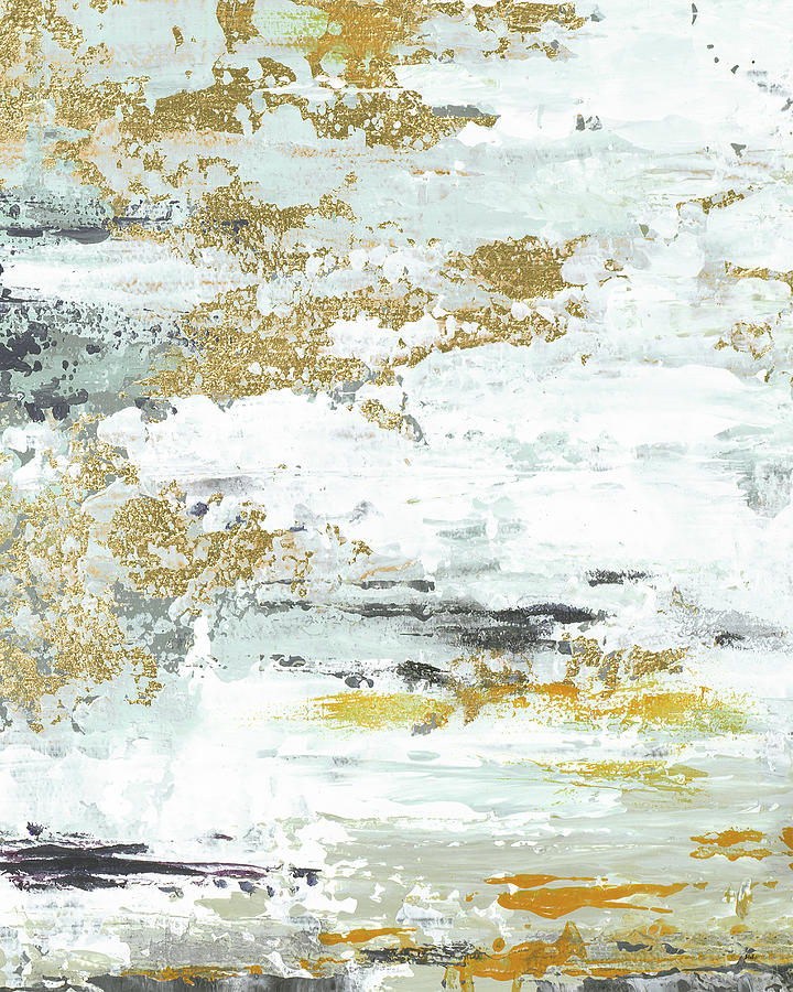 Gold Magic Vertical Abstract II Painting by Patricia Pinto - Fine Art ...