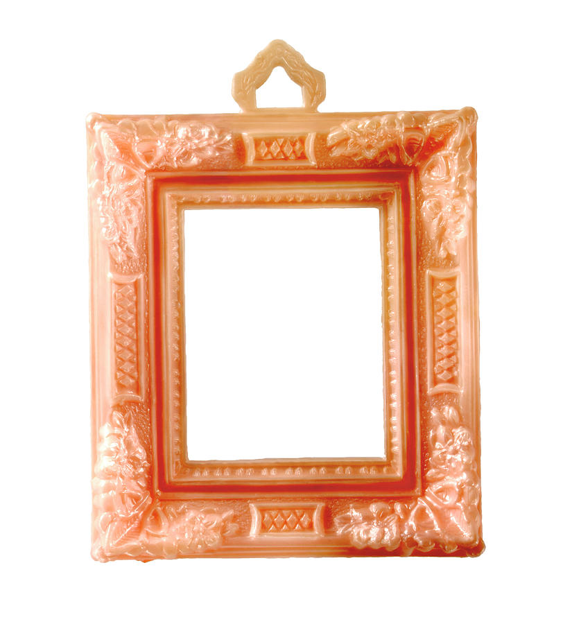 Vintage Drawing - Gold Picture Frame by CSA Images