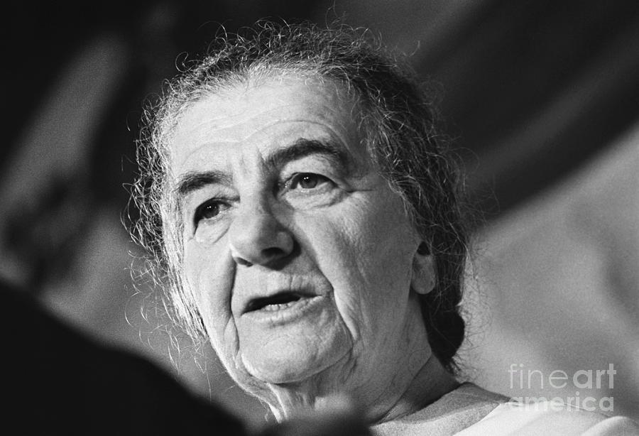Golda Meir At Press Conference Photograph by Bettmann