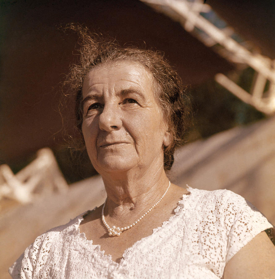 Golda Meir, Prime Minister Photograph by A. Louis Goldman
