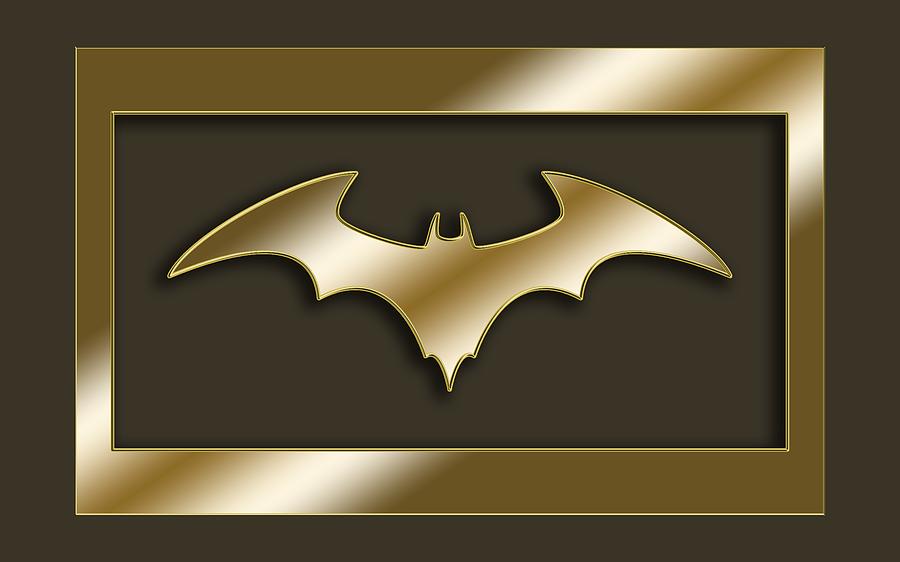Golden Bat Digital Art by Chuck Staley - Pixels
