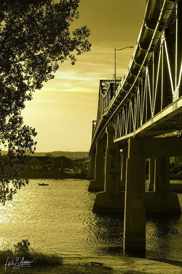 Golden Bridge Photograph by Phil S Addis