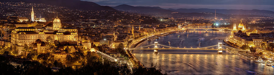 Architecture Photograph - Golden Budapest II by Martin Kucera Afiap