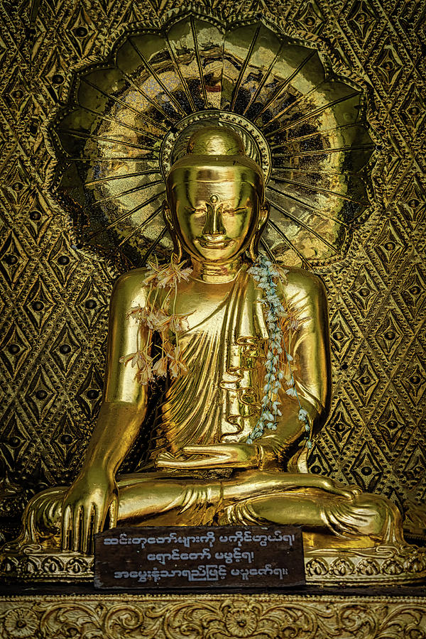 Golden Buddha Photograph by Chris Lord