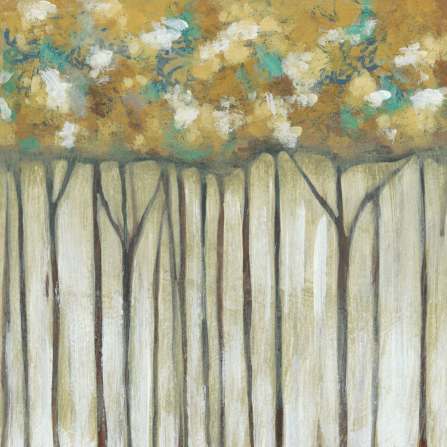 Golden Canopy I Painting by Chariklia Zarris
