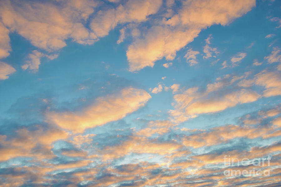 Golden Clouds At Sunset Photograph By Delphimages Photo Creations