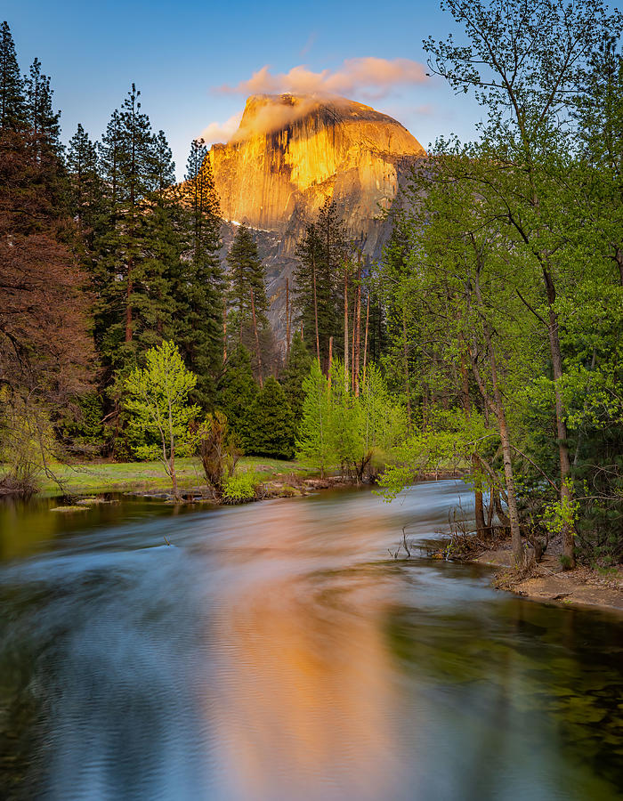 Yosemite National Park Photograph - Golden Dome by Ning Lin