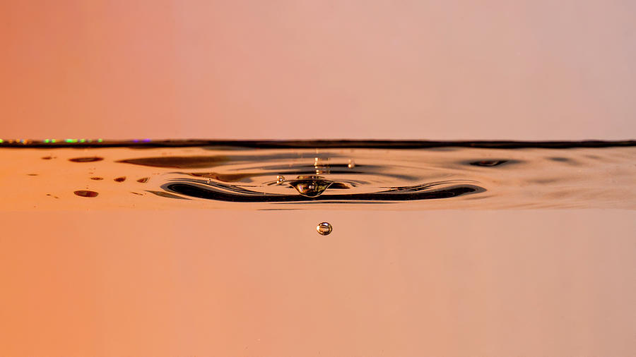 Golden Drop Photograph